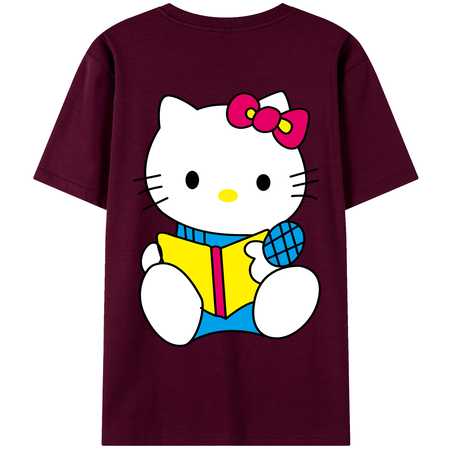 （画像用） Hello Kitty ハローキティ レディース半袖Tシャツ(バックプリント)